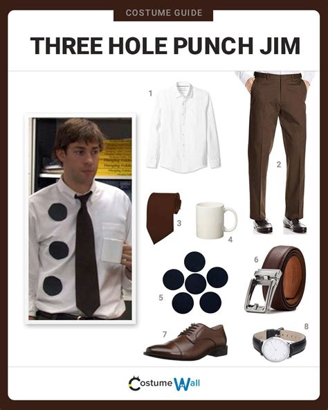 Dress Like Three Hole Punch Jim Costume | Halloween and Cosplay Guides