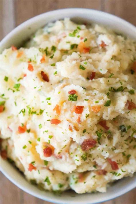 The Best Bacon Cream Cheese Mashed Potatoes - This is Not Diet Food