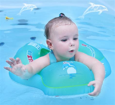 Baby Swimming Ring Kids Swimming Pool Accessories Circle Bathing Inflatable Double Raft Rings-in ...