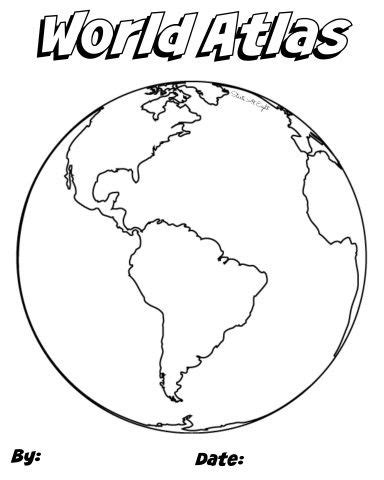 Create Your Own Atlas – A High School Geography Project | Earth coloring pages, Earth day ...