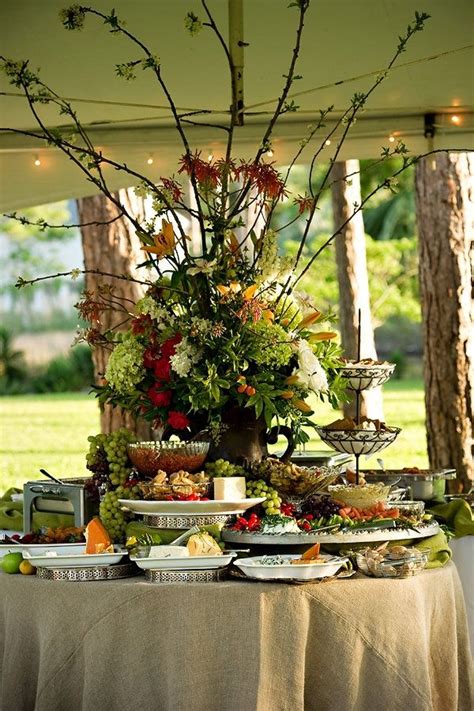 Top 10 Creative Tablescapes | Buffet table decor, Buffet tablescapes, Outdoor buffet