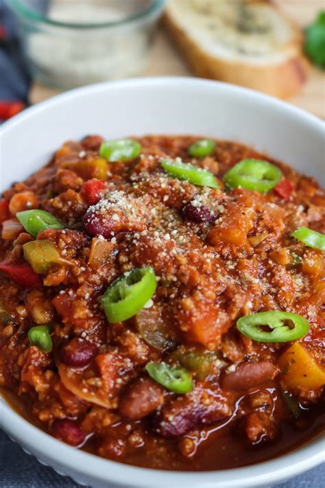 3 Bean Chorizo Chili – Terra Vegane