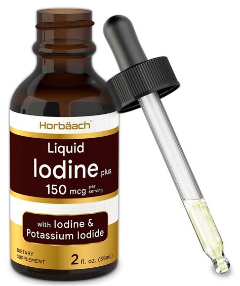 Liquid Iodine Solution Drops | 2 fl oz | 150 mcg | Iodine & Potassium – Life IRL