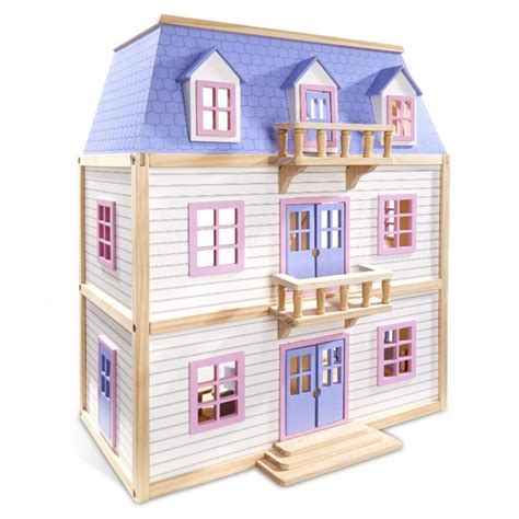 Melissa & Doug - Multi-Level Wooden Dollhouse | Shop Today. Get it ...