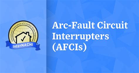 Arc-Fault Circuit Interrupters (AFCIs) - InterNACHI®