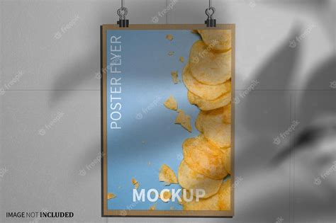 Premium PSD | Poster flyer mockup realistic psd