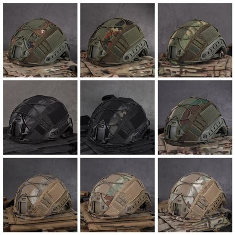 (Tactical Military Combat) Helmet Cover CS Wargame Sport Helmet Cover ...