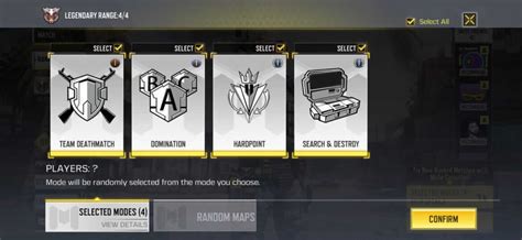 Now You Can Select Game Modes in Call of Duty Mobile Ranked Matches ...