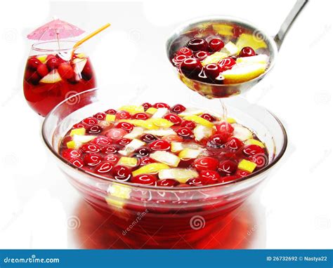 Punch Cocktail Drink With Fruit Stock Photography - Image: 26732692