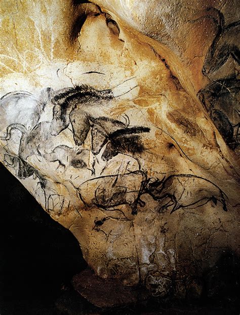 Wall Painting With Horses Chauvet Cave at PaintingValley.com | Explore ...