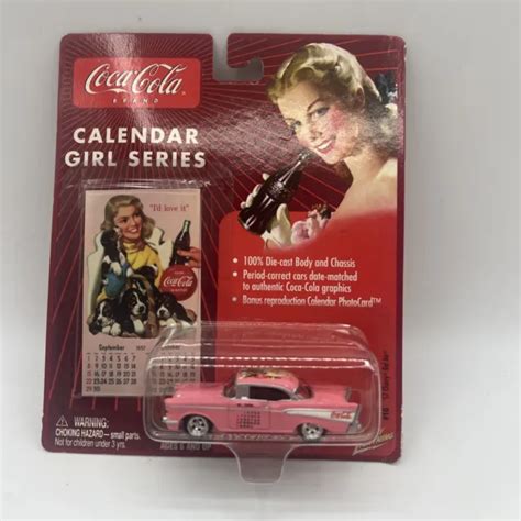 COCA-COLA CALENDAR GIRL Series Diecast Cars New Sealed in Original Package $19.90 - PicClick