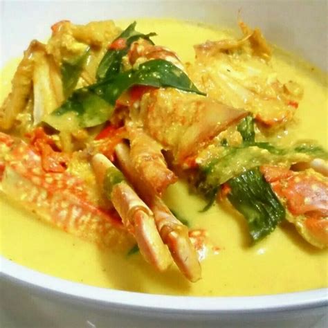 Gulai lemak ketam | Malay food, How to cook prawns, Malaysian food