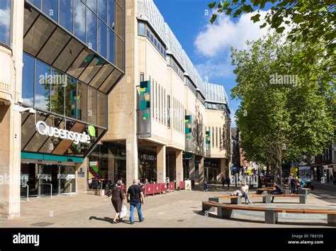 Queensgate shopping centre Peterborough city centre Cambridgeshire England uk gb Europe Stock ...