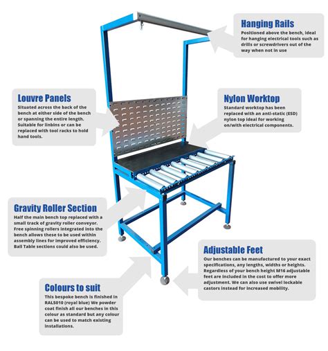 Electronic assembly bench - made to your requirements