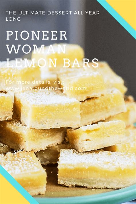 Pioneer Woman Lemon Bars - Jen Around the World