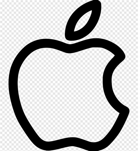 Drawing Apple Logo MacBook, apple, leaf, text png | PNGEgg