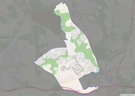 Map of Marlboro Village CDP