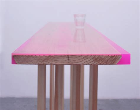 Contemporary Low Table With 8 Legs Covered With Epoxy Resin | DigsDigs