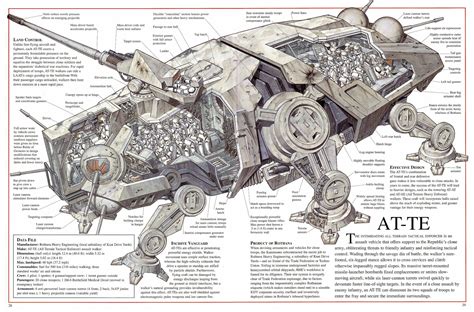 AT-TE Schematic: Star Wars HD Wallpaper