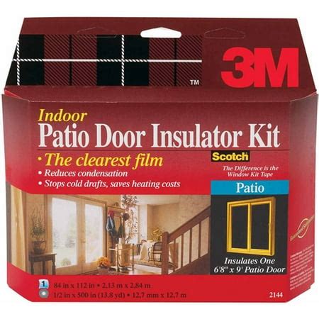 3M Indoor Window Insulator Kit, Patio Door - Walmart.com