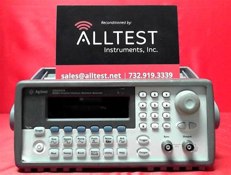 33250A (Agilent/Keysight) | 80MHz Function/Arbitrary Waveform Generator | Alltest Instruments.