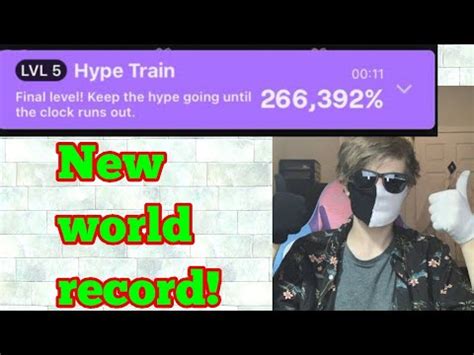 Ranboo Sets A New Highest Hype Train Ever! (Twitch World Record) - YouTube