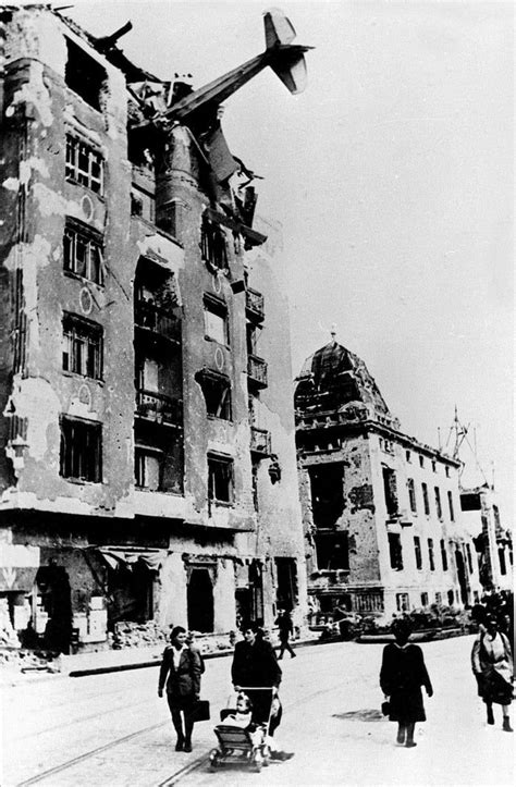 Budapest, 1945. During the 50-day siege of Budapest an airplane crashed ...