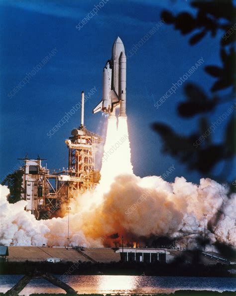 Launch of Columbia, the first space shuttle. - Stock Image - S520/0041 ...