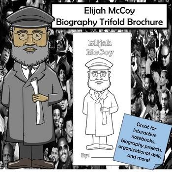 Elijah McCoy Biography Trifold Brochure by Dr Loftin's Learning Emporium