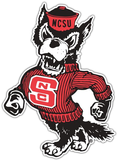 North Carolina State Wolfpack NCAA Logo vinyl sticker printed vinyl ...