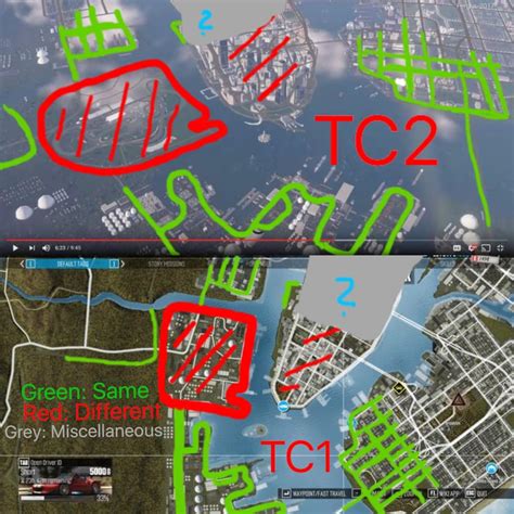 The Crew 1/2 Map Comparison - Part 1 : The_Crew