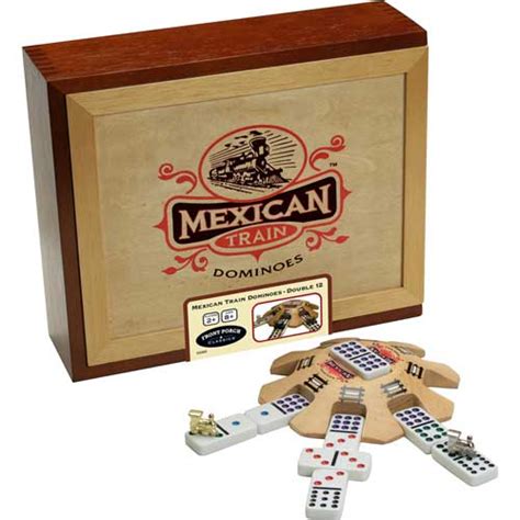 Mexican Train Dominoes, University Games | Puzzle Warehouse