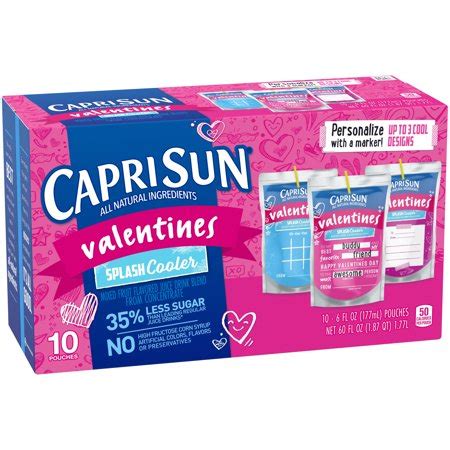 Capri Sun Splash Cooler Ready-to-Drink Soft Drink, 10 - 6 fl oz Pouches - Walmart.com