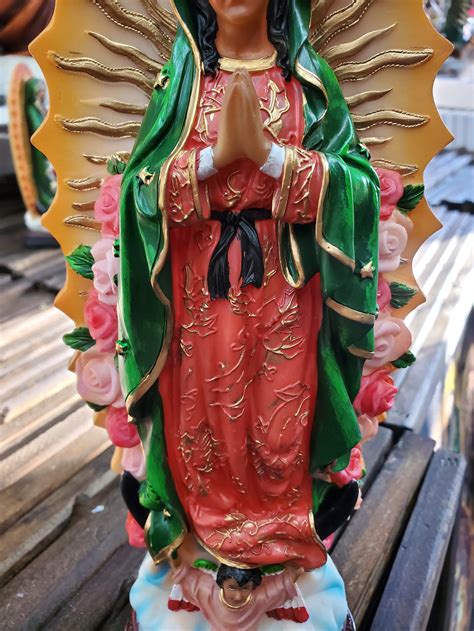 Virgen De Guadalupe / Virgin Mary STATUE 12 Inch BRAND NEW in | Etsy