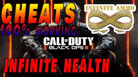 Call of Duty Black Ops 3 CHEATS - Infinite Health, Infinite Ammo - YouTube