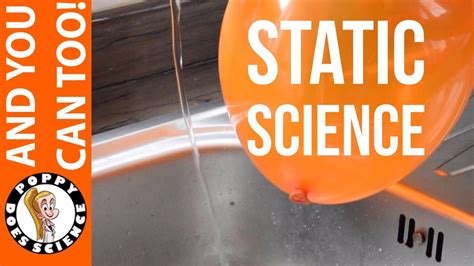 Static Electricity Experiments To Try At Home - Poppy Does Science - YouTube