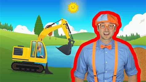 Excavator song | Sing and Learn With Blippi! Learning Songs for kids - YouTube