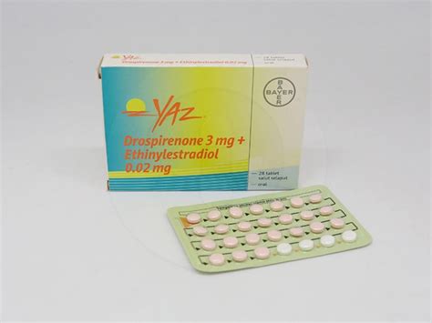 YAZ tablet | Informasi Obat, Dosis, Efek Samping