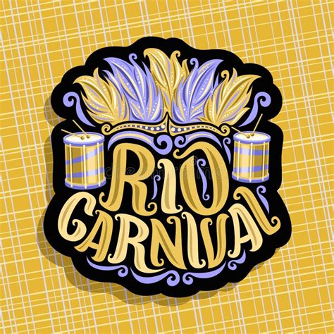 Vector Logo for Rio Carnival Stock Vector - Illustration of celebration, festive: 105627076