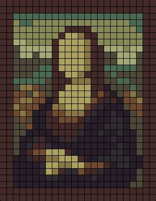 Alpha pattern #100726 | BraceletBook | Pixel art pattern, Pixel art grid, Easy pixel art