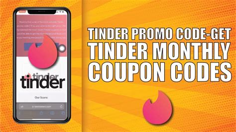 Tinder Promo Code - Get Tinder Monthly Coupon Codes - YouTube