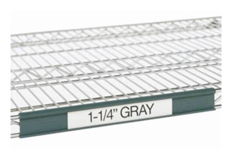 Metro™ Gray Label Holders for Wire Shelving | Fisher Scientific