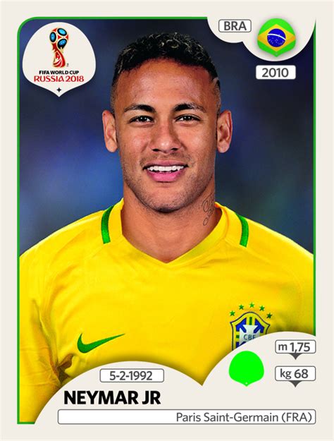 Panini lança álbum de figurinhas oficial da Copa do Mundo 2018 | Figurinhas da copa, Neymar jr ...