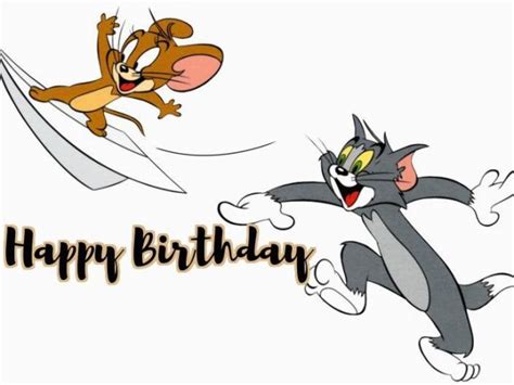 Tom and Jerry Birthday Card 12 Best tom and Jerry Birthday Cards Images ...