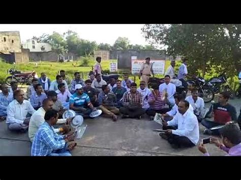 farmer protest in harda - YouTube