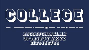 College Font Free Vector Art - (183 Free Downloads)