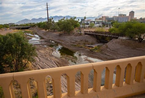 Santa Cruz River flows in downtown Tucson cut again to protect landfill ...