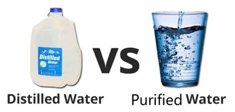 Difference Between Distilled Water vs. Purified Water