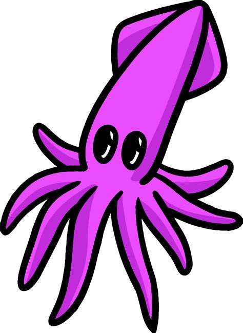 Squid Cartoon Colored Clipart Illustration 8944198 Vector Art at Vecteezy