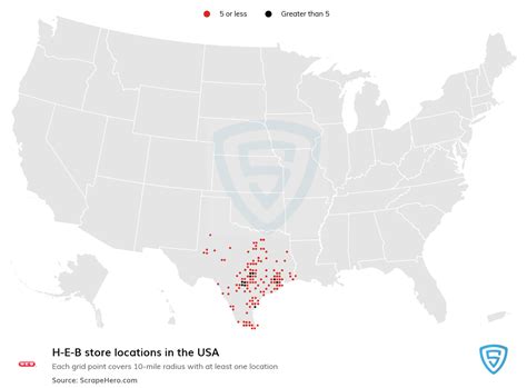 List of all H-E-B store locations in the USA - ScrapeHero Data Store